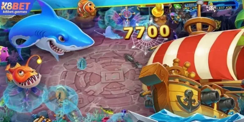 Bắn cá K8BET cung cấp đa dạng vũ khí cho người chơi