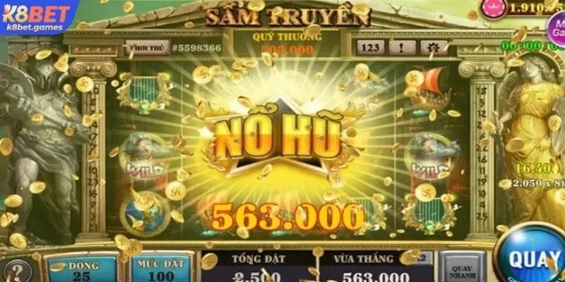 Quay hũ K8BET cung cấp kết quả game ngẫu nhiên, minh bạch